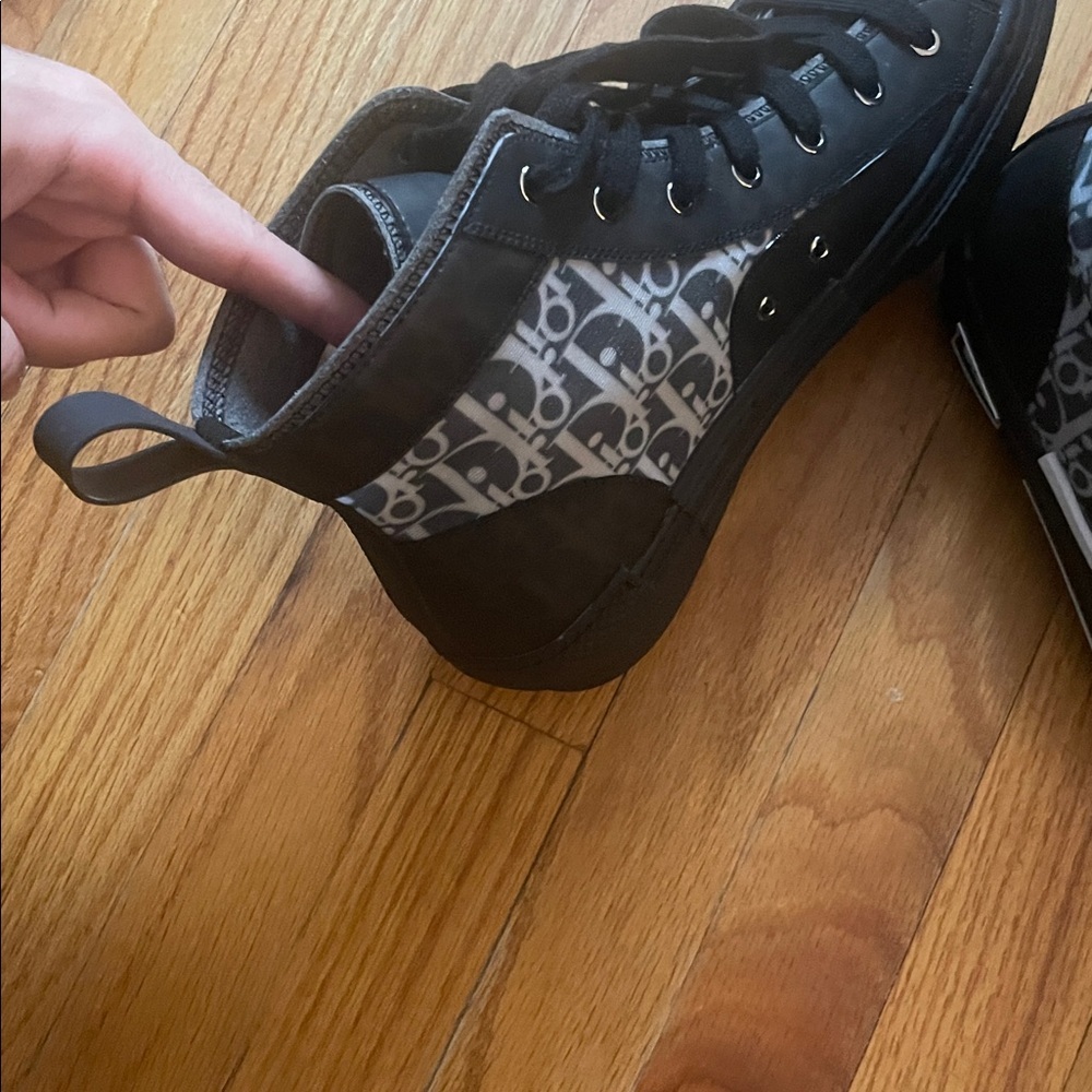 Dior Monogram Black and White high top b23 Sneakers size 45 EU - Picture 9 of 10